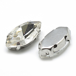 Sew on Rhinestone&nbsp;LS-RGLA-T034-7x15mm-01