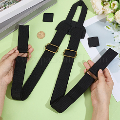 1 Set Nylon & PU Leather Adjustable Webbing Bag Straps&nbsp;DIY-CL0001-88A