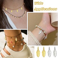 20Pcs 2 Colors 304 Stainless Steel Pendants&nbsp;STAS-CJ0002-99