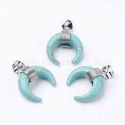 Natural & Synthetic Mixed Stone Pendants&nbsp;G-E425-P