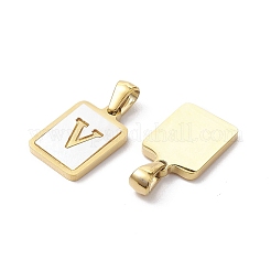 Ion Plating(IP) 304 Stainless Steel Pave Shell Pendants&nbsp;STAS-G327-01G-V