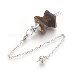 Natural Gemstone Dowsing Pendulums&nbsp;KK-F756-09