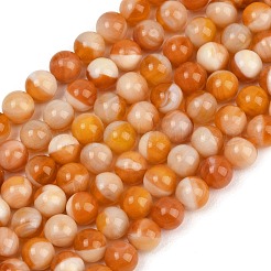 Handmade Lampwork Beads Strand&nbsp;LAMP-B056-8mm-13