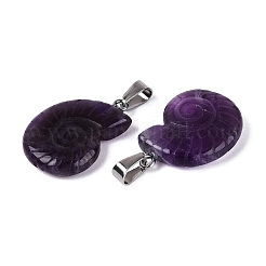 Natural Amethyst Pendants&nbsp;G-Q601-45E
