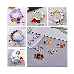 Tibetan Style Alloy Spacer Beads&nbsp;PALLOY-PH0012-75G-WH