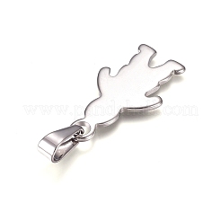 Tarnish Resistant 304 Stainless Steel Pendants&nbsp;STAS-I135-39P