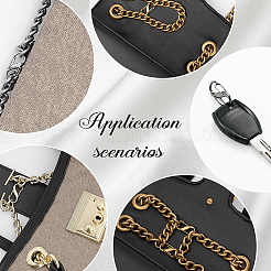 12Pcs 6 Colors Zinc Alloy DIY Bags Adjustable Clasps Accessories&nbsp;FIND-PH0002-89