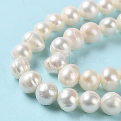 Natural Cultured Freshwater Pearl Beads Strands&nbsp;PEAR-E018-37