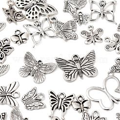 72Pcs 18 Style Tibetan Style Alloy Pendants&nbsp;TIBEP-LS0001-10