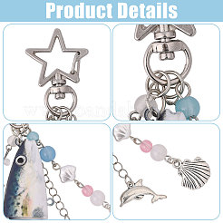 1Pc Resin Fish Pendant Decorations&nbsp;HJEW-CA0001-78A