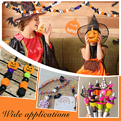 36Pcs 18 Styles Halloween Silicone Beads&nbsp;SIL-PH0001-28