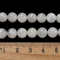 Natural Rainbow Moonstone Beads Strands&nbsp;G-C068-8mm-1A