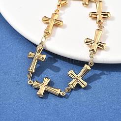 304 Stainless Steel Link Chain Bracelets for Women&nbsp;BJEW-U021-08G-03