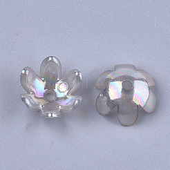 Transparent Acrylic Bead Caps&nbsp;TACR-T007-07