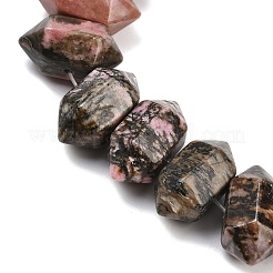 Natural Rhodonite Double Terminated Point Beads Strands&nbsp;G-T142-95