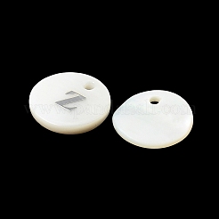 Natural Freshwater Shell Pendants&nbsp;SHEL-Q018-01A-MP