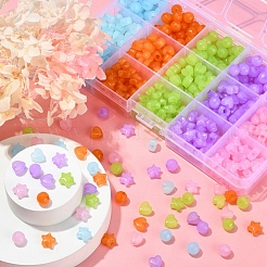 575Pcs 15 Style Imitation Jelly Acrylic Beads&nbsp;MACR-YW0001-79