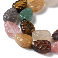 Natural & Synthetic Mixed Gemstone Beads Strands&nbsp;G-M418-A08-01
