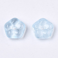 Transparent Baking Paint Glass Beads&nbsp;DGLA-R052-002-A01
