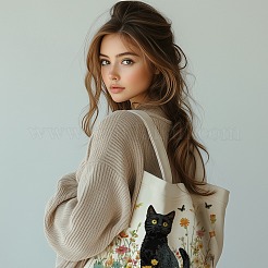 Canvas Women's Tote Bags&nbsp;ABAG-WH0057-002