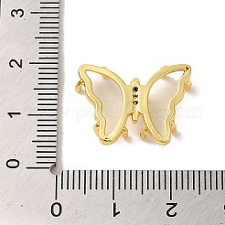 Rack Plating Brass Pave Clear Cubic Zirconia Pendant Cabochon Settings&nbsp;KK-M285-21G