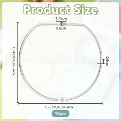 Iron Hinged Loose Leaf Binder Rings&nbsp;FIND-WH0173-356