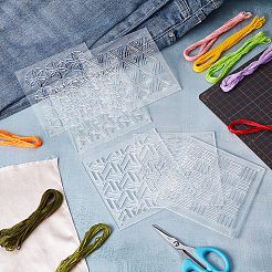 Transparent Acrylic Templates&nbsp;DIY-BC0014-16A