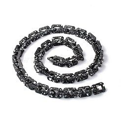 Spray Painted CCB Plastic Curb Chains & Cable Chains&nbsp;AJEW-JB01046