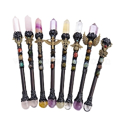 Dyed Natural Crystal Quartz Sun Magic Wand&nbsp;PW-WG10107-01