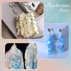 PVC Sequin Pendants&nbsp;KY-WH0083-009D
