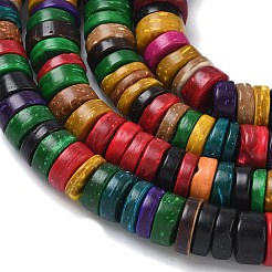 Natural Coconut Disc Bead Strands&nbsp;COCB-O002-02