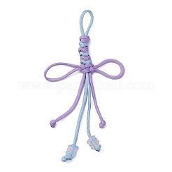 6Pcs Polyester & Spandex Bowknot Pendant Decorations&nbsp;HJEW-JM03795