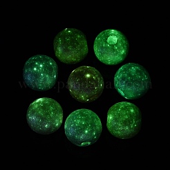 Luminous UV Plating Opaque Acrylic Beads&nbsp;OACR-Q204-16MM-01