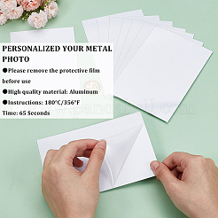 Aluminum Heat Transfer Printing Blanks&nbsp;DIY-CP0013-09B