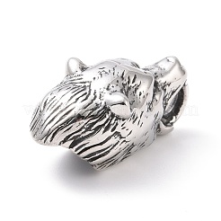 Tibetan Style 304 Stainless Steel Manual Polishing Cord Ends&nbsp;STAS-G276-15AS
