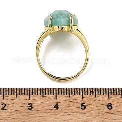 Brass Cuff Open Rings&nbsp;RJEW-D347-04G-12