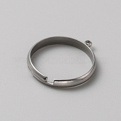 304 Stainless Steel Loop Ring Base&nbsp;FIND-WH0161-31A-P