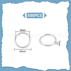 304 Stainless Steel Open Jump Rings&nbsp;STAS-UN0055-28C-P