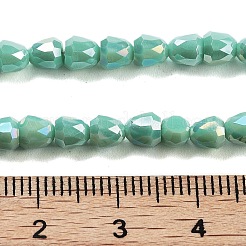 Electroplate Glass Beads Strands&nbsp;EGLA-D030-P4mm-B09