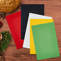 10Pcs 5 Colors Rectangle Self-adhesive Felt Fabric&nbsp;DIY-CY0002-28