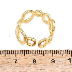 Brass Cuff Rings for Women&nbsp;RJEW-Z113-12G