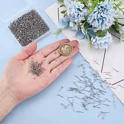 1000Pcs Tarnish Resistant 304 Stainless Steel Stud Earring Settings&nbsp;STAS-ME0001-50D