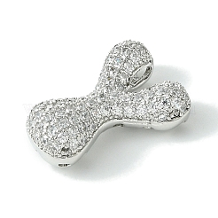 Rack Plating Brass Cubic Zirconia Pendants&nbsp;KK-S378-02P-Y