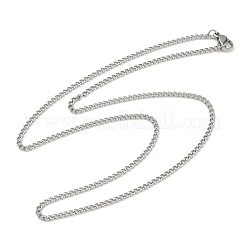Tarnish Resistant Women's 304 Stainless Steel Twisted Chain Necklaces&nbsp;STAS-O037-58P