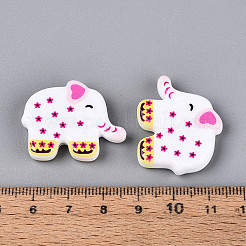 Printed Opaque Resin Beads&nbsp;RESI-N043-06A