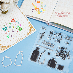 1Pc Clear Silicone Stamps&nbsp;DIY-CP0009-57
