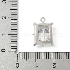Brass Micro Pave Cubic Zirconia Pendants&nbsp;LS-KK-M326-21P