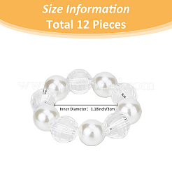 Acrylic Beaeded Napkin Rings&nbsp;AJEW-FH00003
