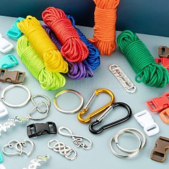 DIY Parachute Cord Bracelets Making Kits&nbsp;DIY-LS0003-89