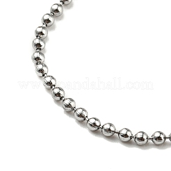 Brass Ball Chain Necklaces Making&nbsp;MAK-L025-01P